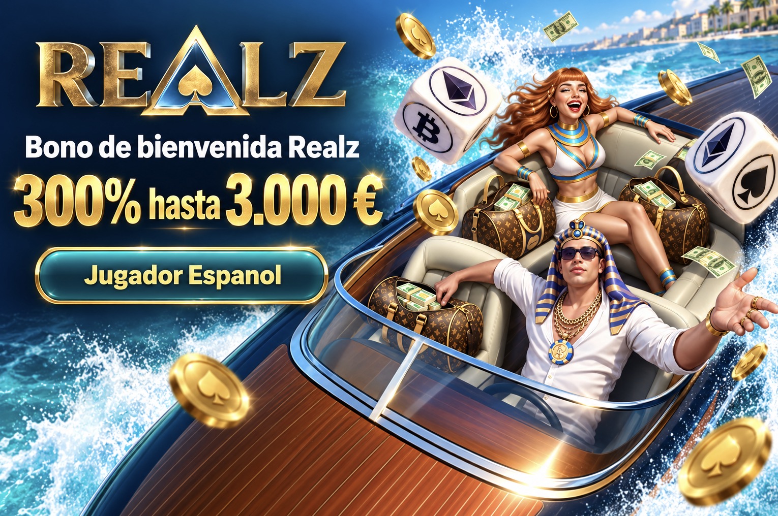 Bono de bienvenida de Realz Casino (2026)